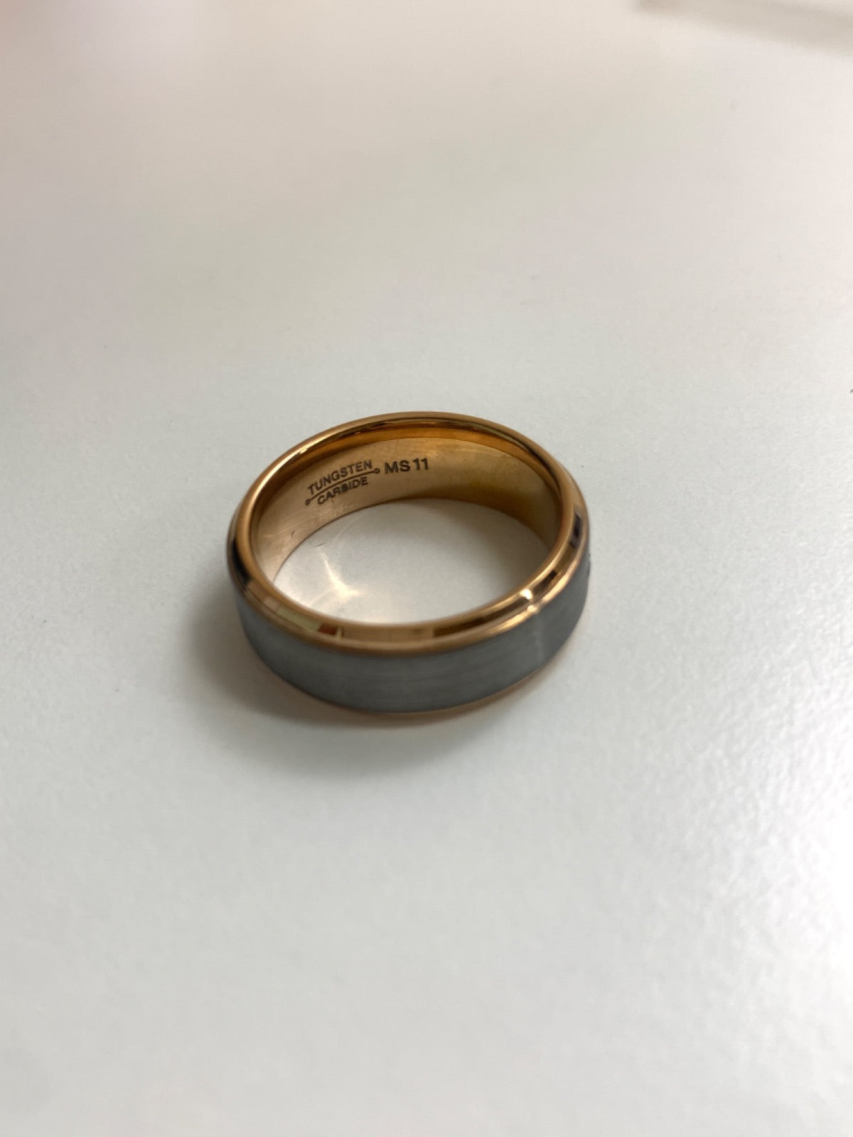 Yellow Tungsten Ring