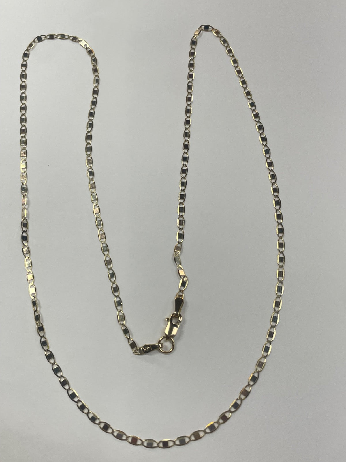14K Tri-Tone Gold Chain