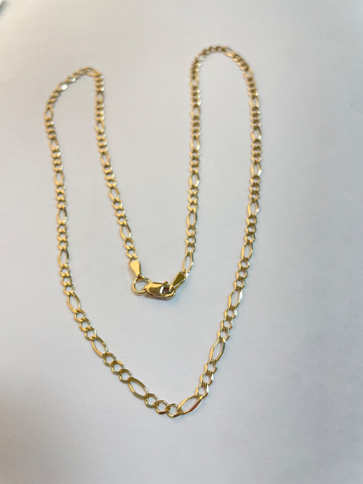 14K Yellow Gold Fígaro Chain