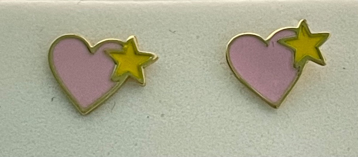 18K Yellow Gold Earring