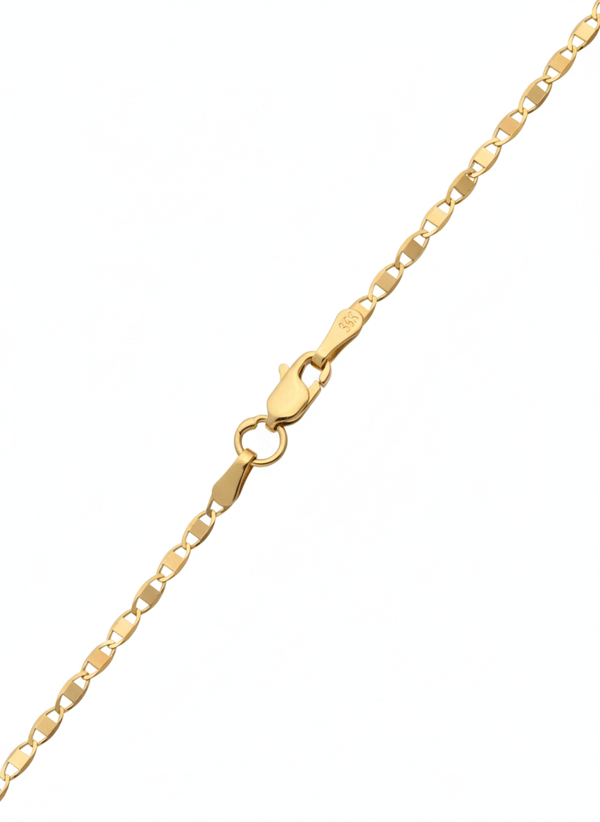 14K Tri-Tone Gold Chain