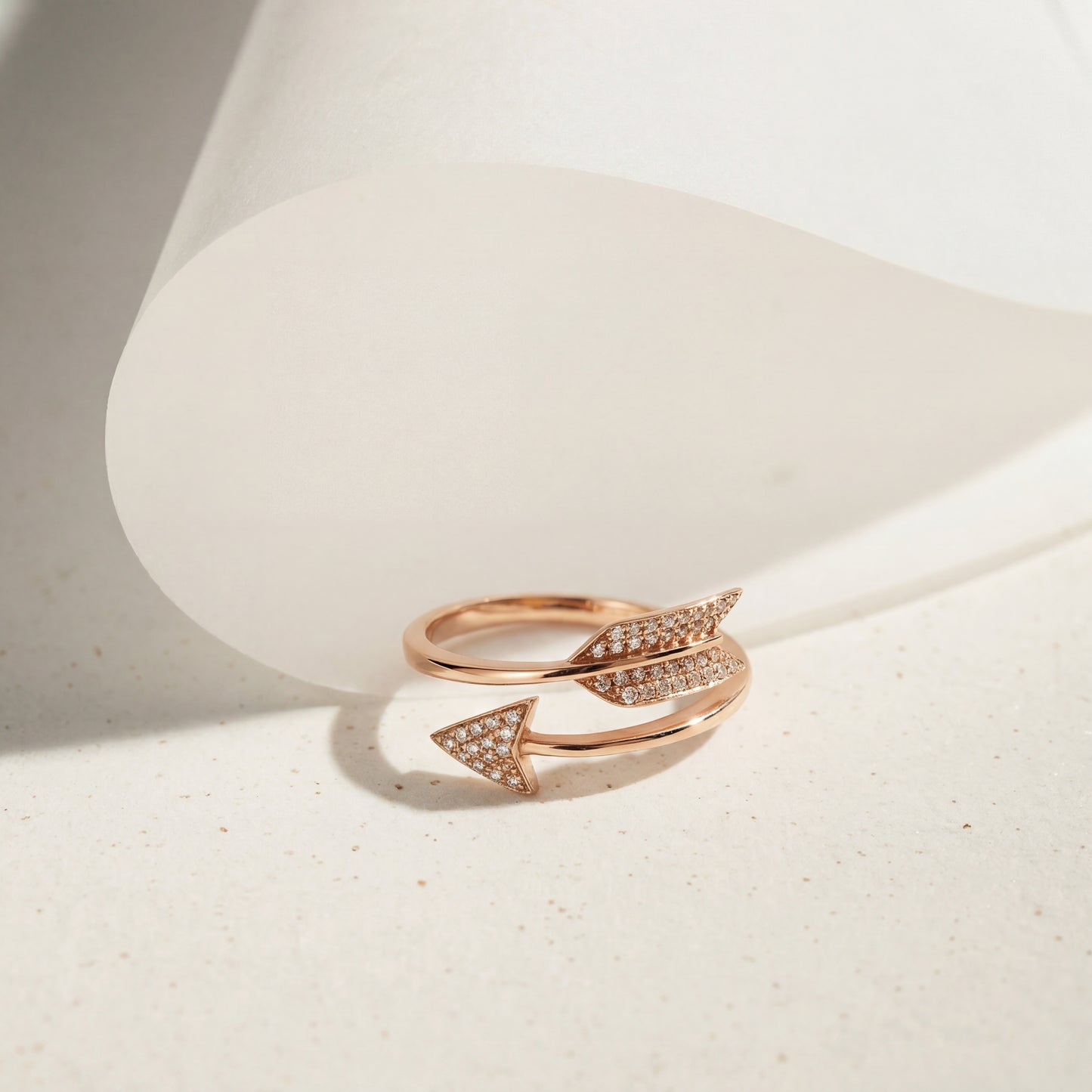14K Yellow Gold Ring with Diamond