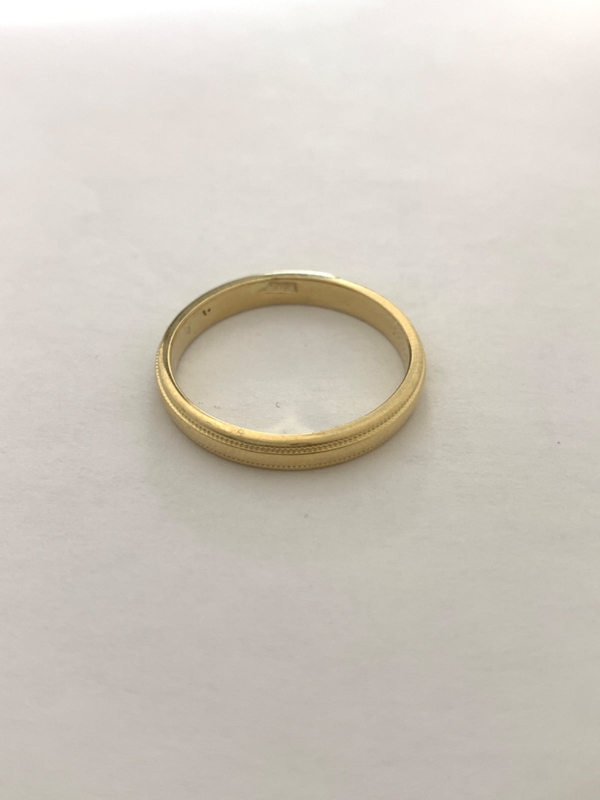 14K Yellow Gold Wedding Band