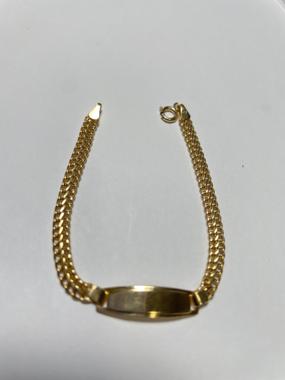 18K Yellow Gold Baby Bracelet