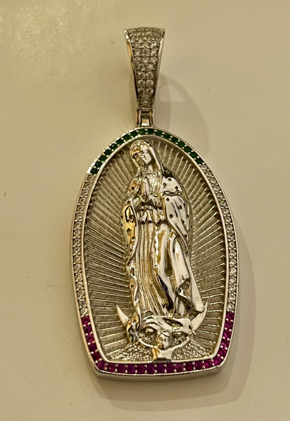 Silver Pendant with CZ
