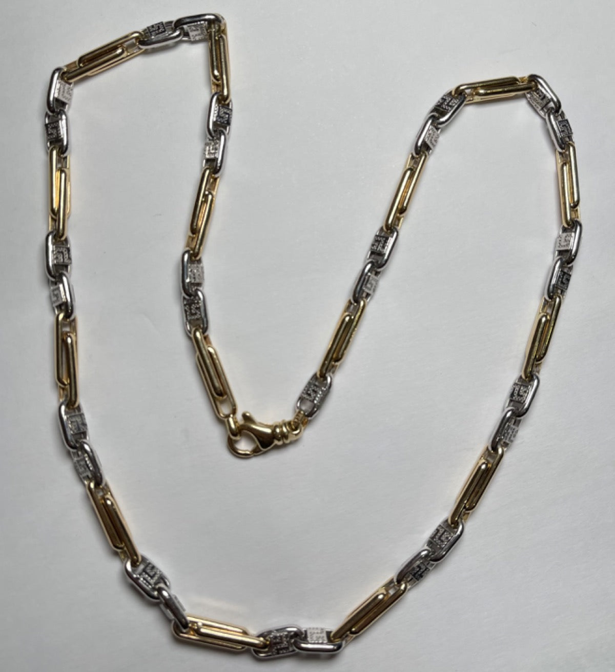 14K Two-Tone Gold Chain