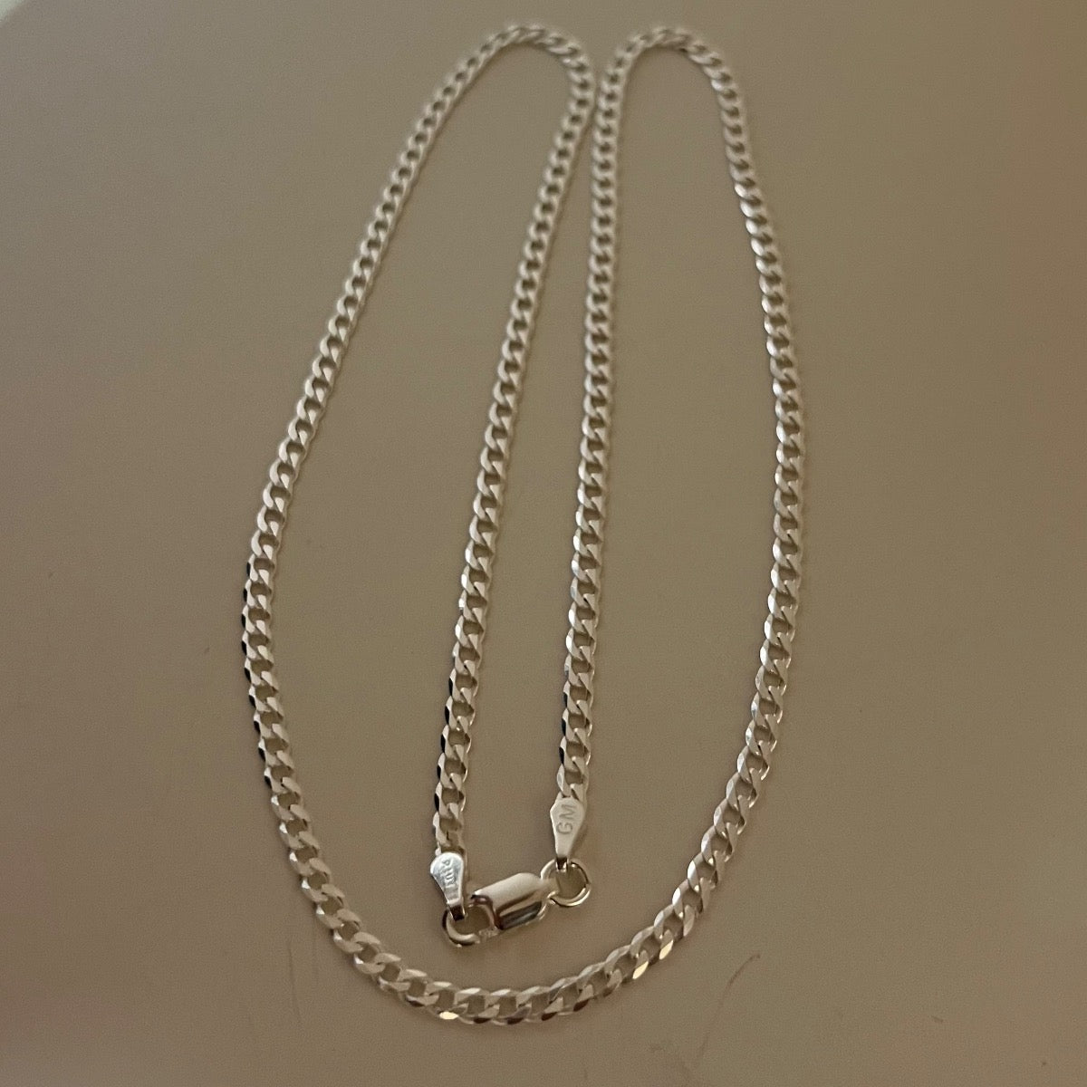 Silver Curb Chain