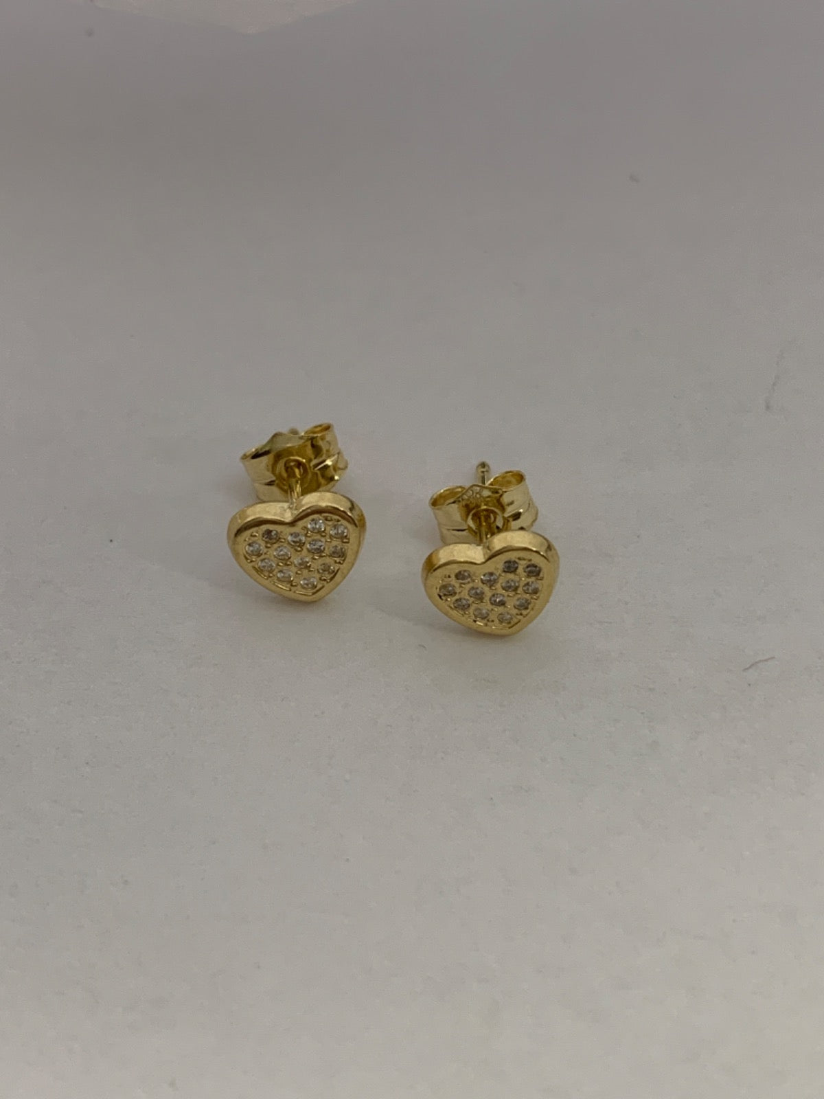 18K Yellow Gold Earring with CZ