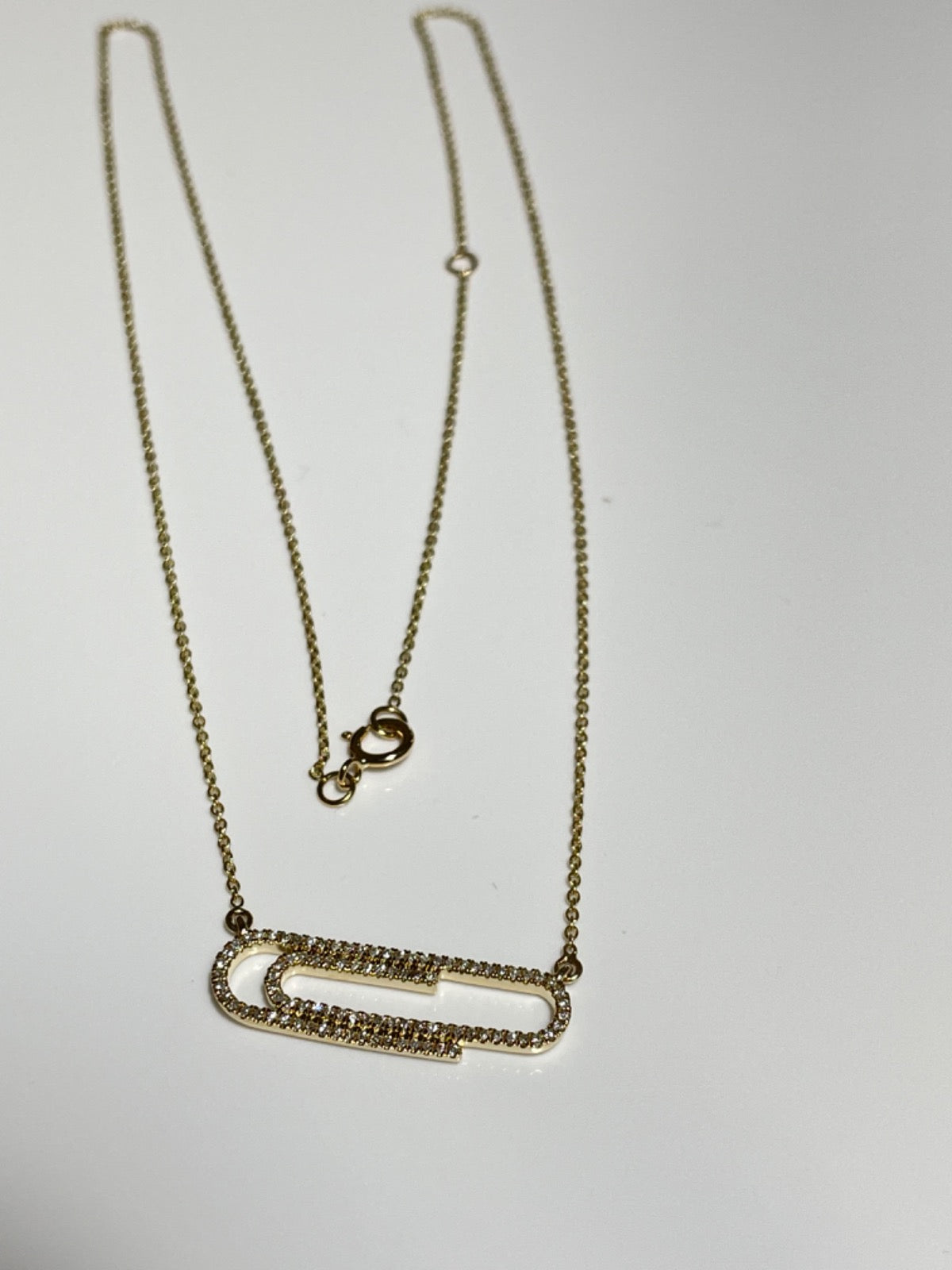 14K Yellow Gold Chain with Diamond