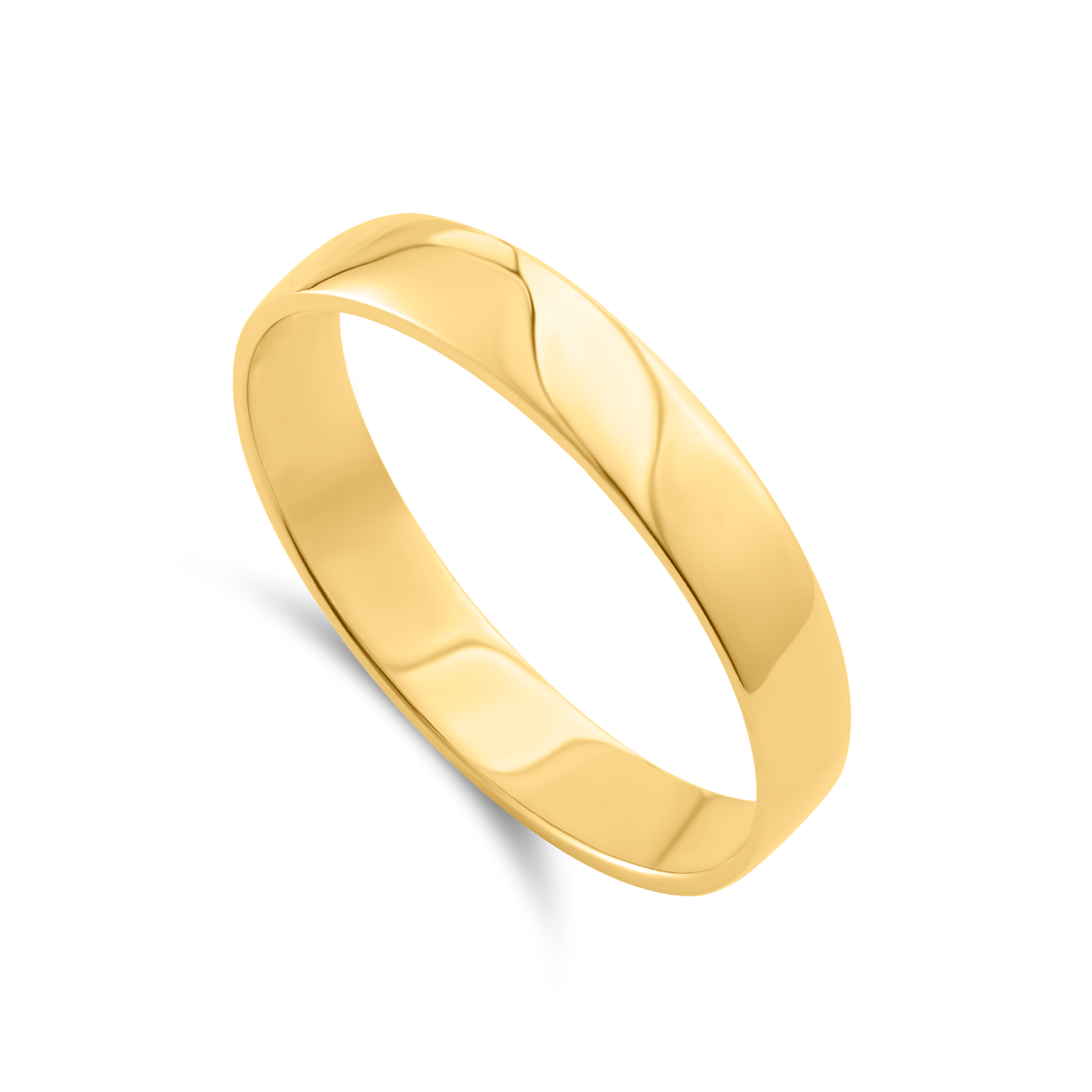 Aliança de Casamento em Ouro 14K Amarelo