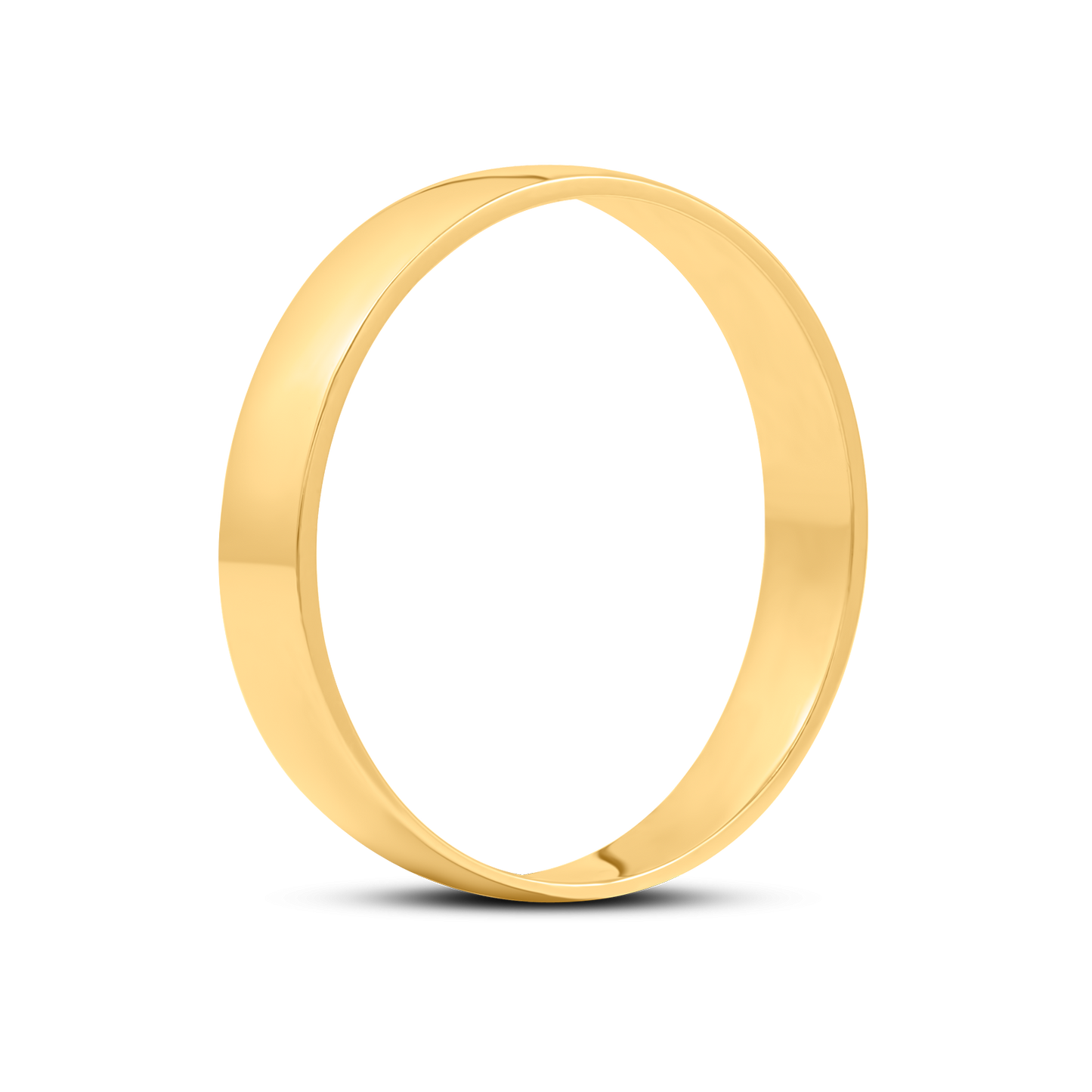 Aliança de Casamento em Ouro 14K Amarelo