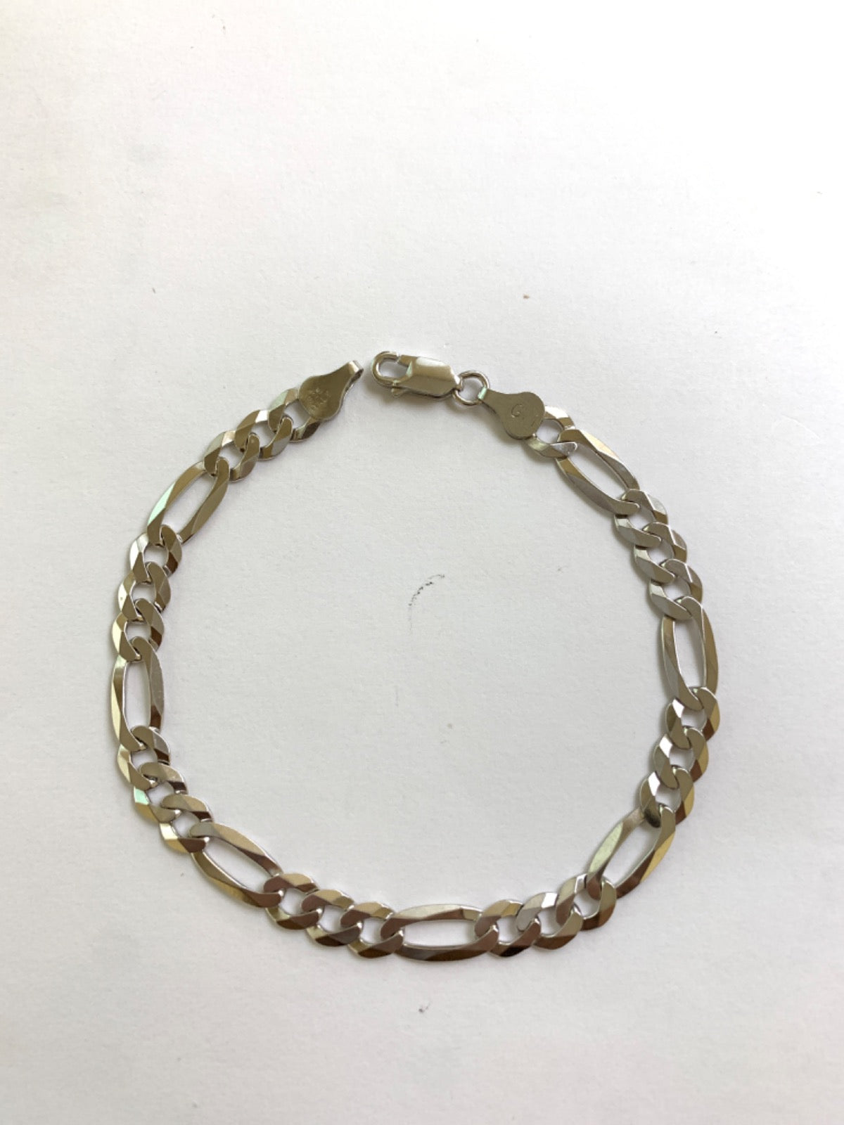 White Silver Bracelet