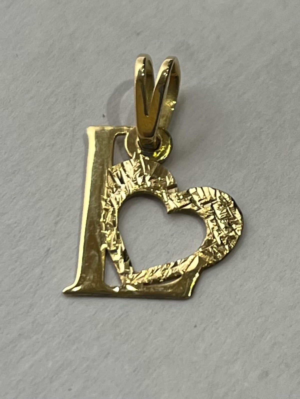 18K Yellow Gold Love Pendant