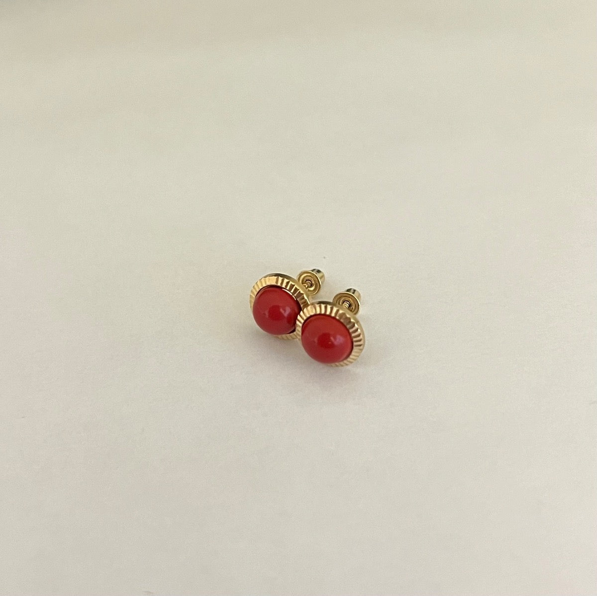 14K Yellow Gold Earring with CZ