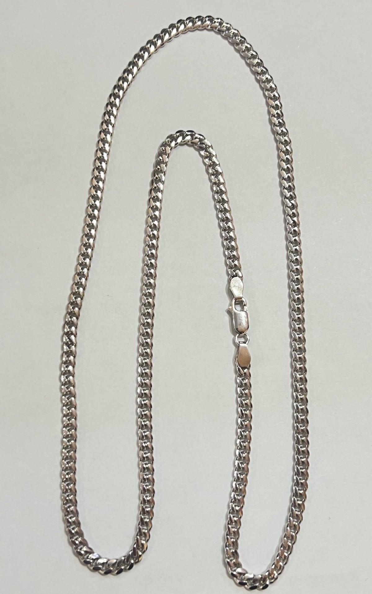 Silver Miami Cuban Link Chain