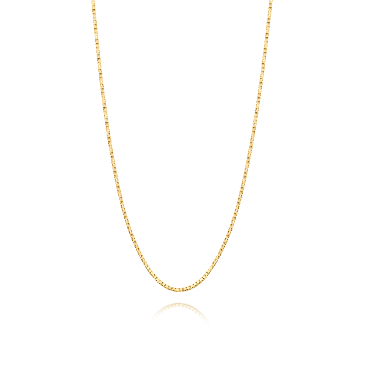 Corrente "Box" em Ouro 18K Amarelo