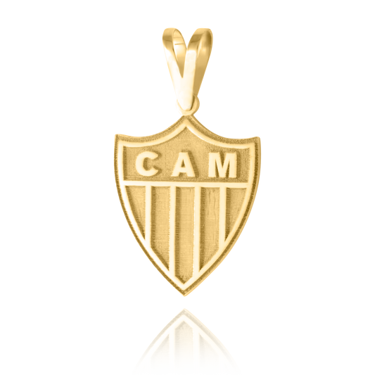 18K Yellow Gold “Clube Atlético Mineiro” Pendant
