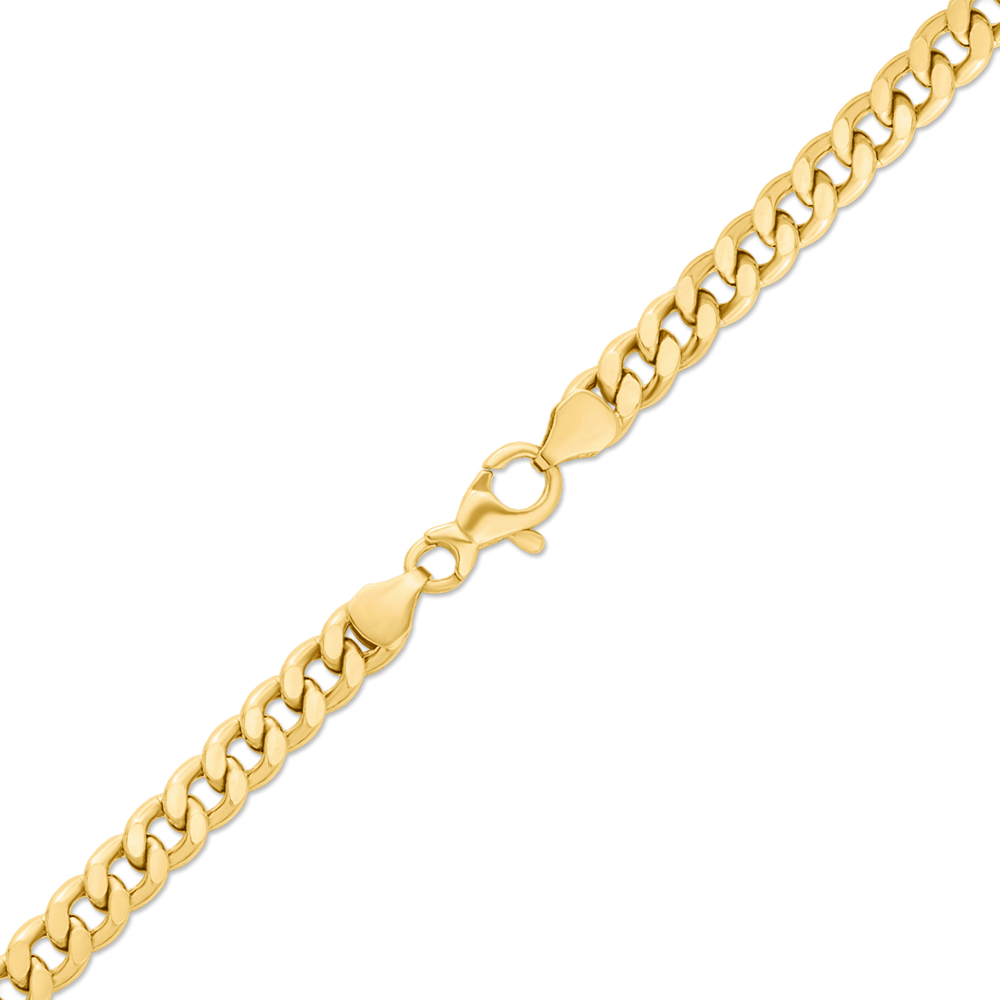 18K Yellow Gold Cuban Link Chain