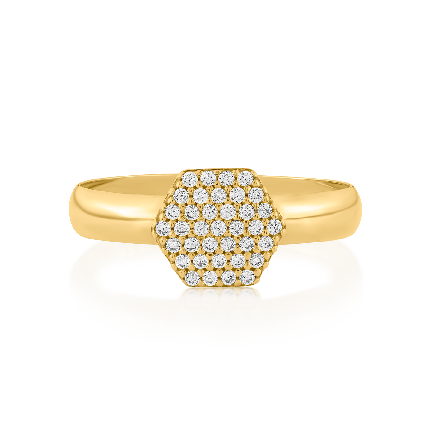 Anel Chuveiro em Ouro 18K Amarelo