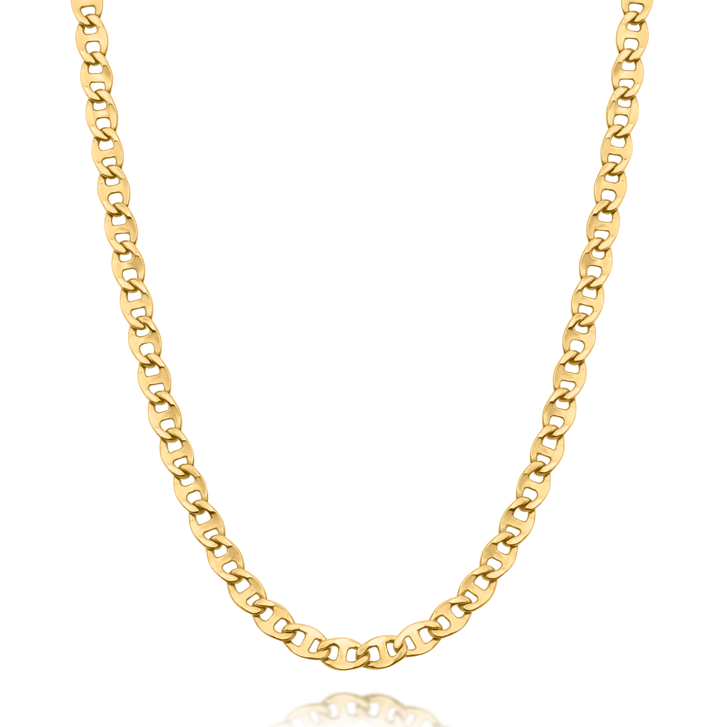 18K Yellow Gold Mariner Chain