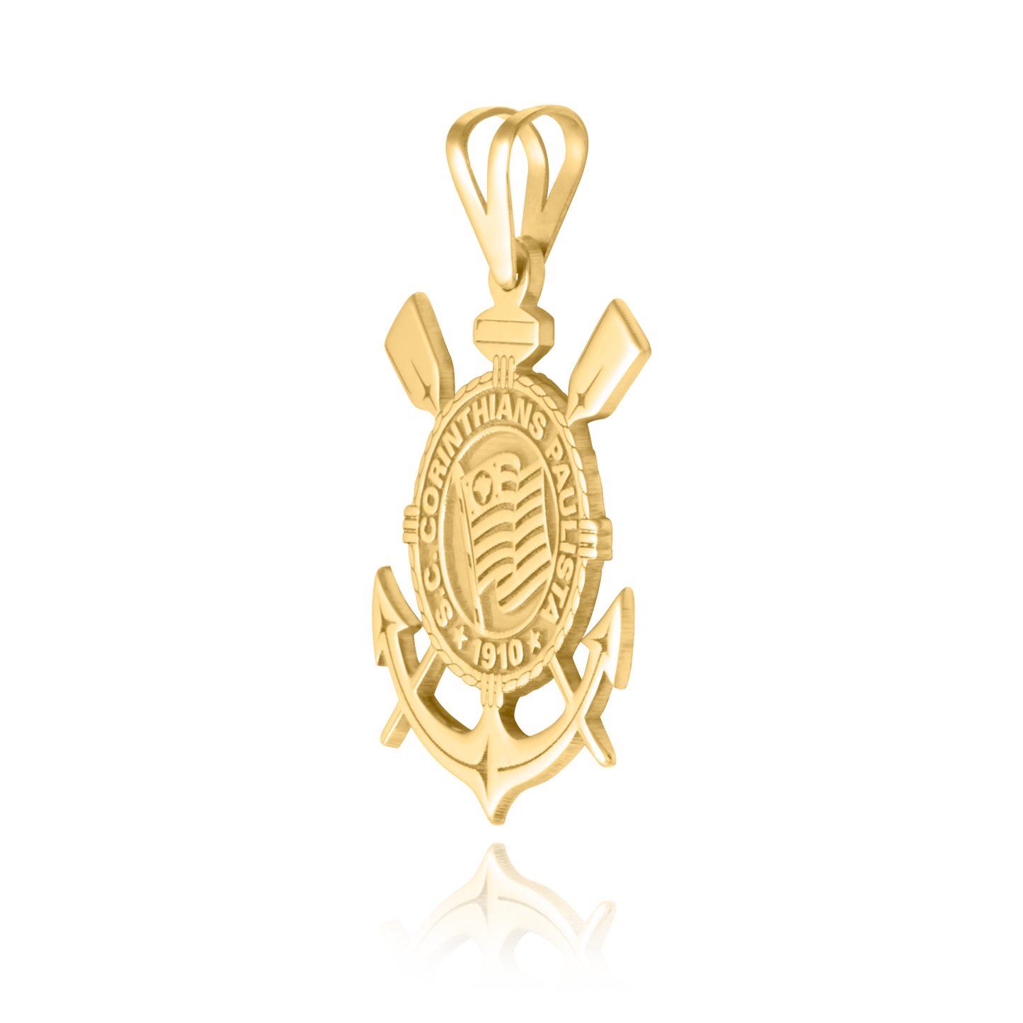 18K Yellow Gold “Sport Club Corinthians” Pendant