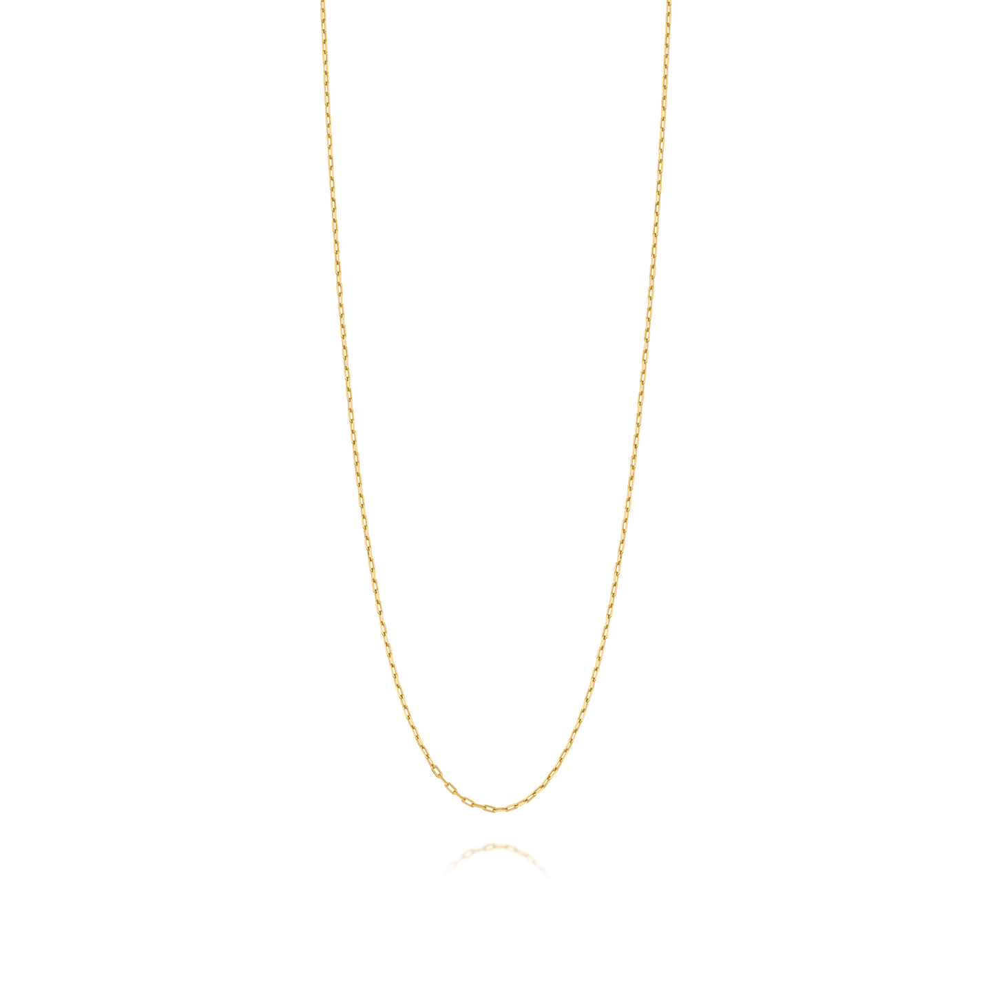 18K Yellow Gold Thin Cable Chain