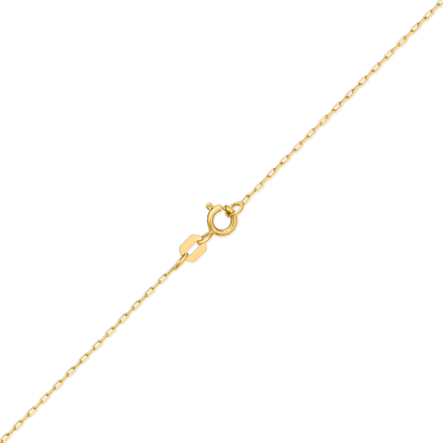 18K Yellow Gold Thin Cable Chain