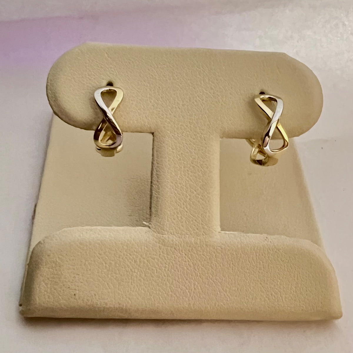 14K Two-Tone Gold Earring