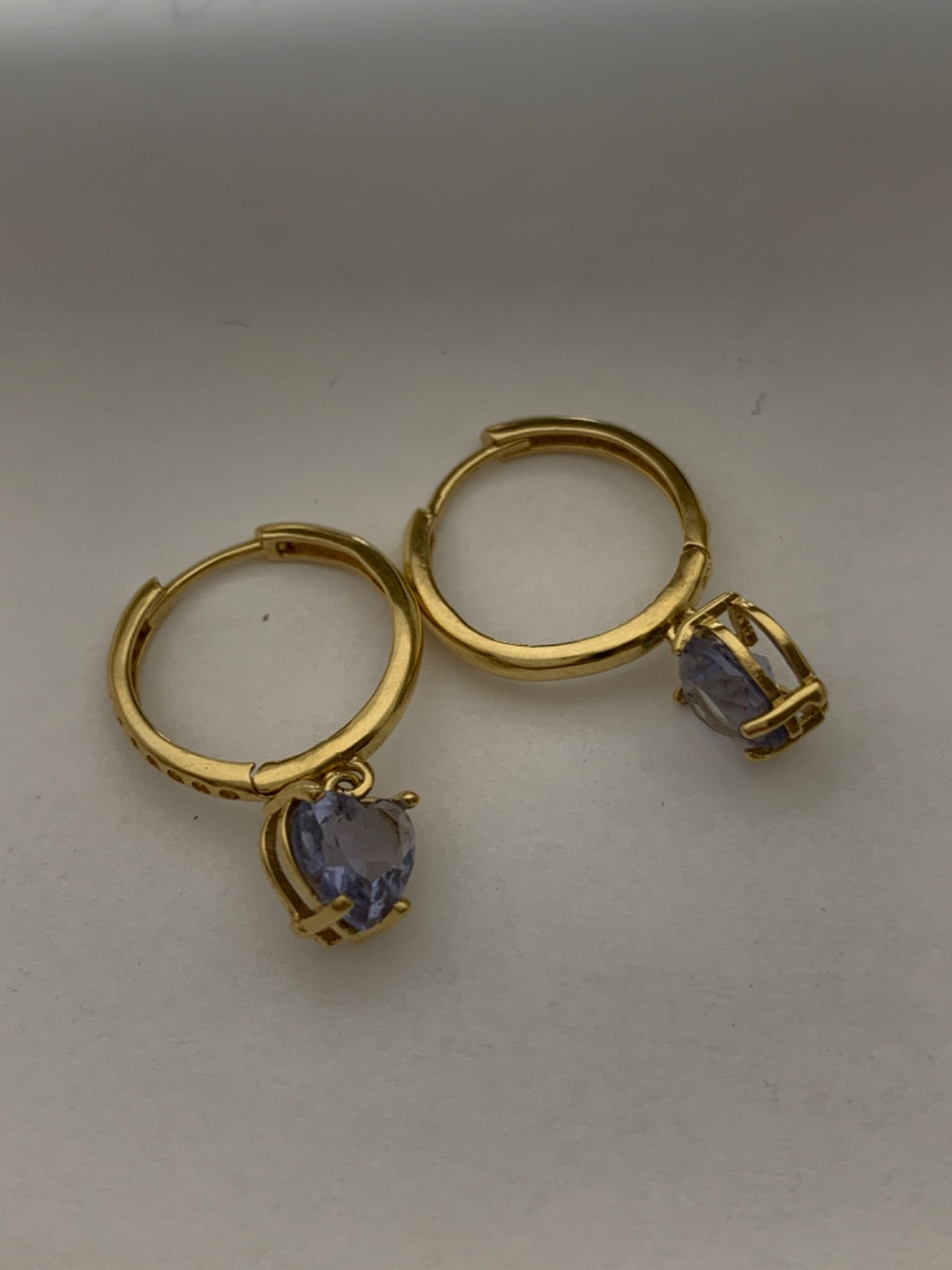 18K Yellow Gold Earring with CZ