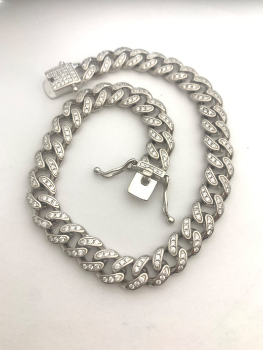 White Silver  Bracelet