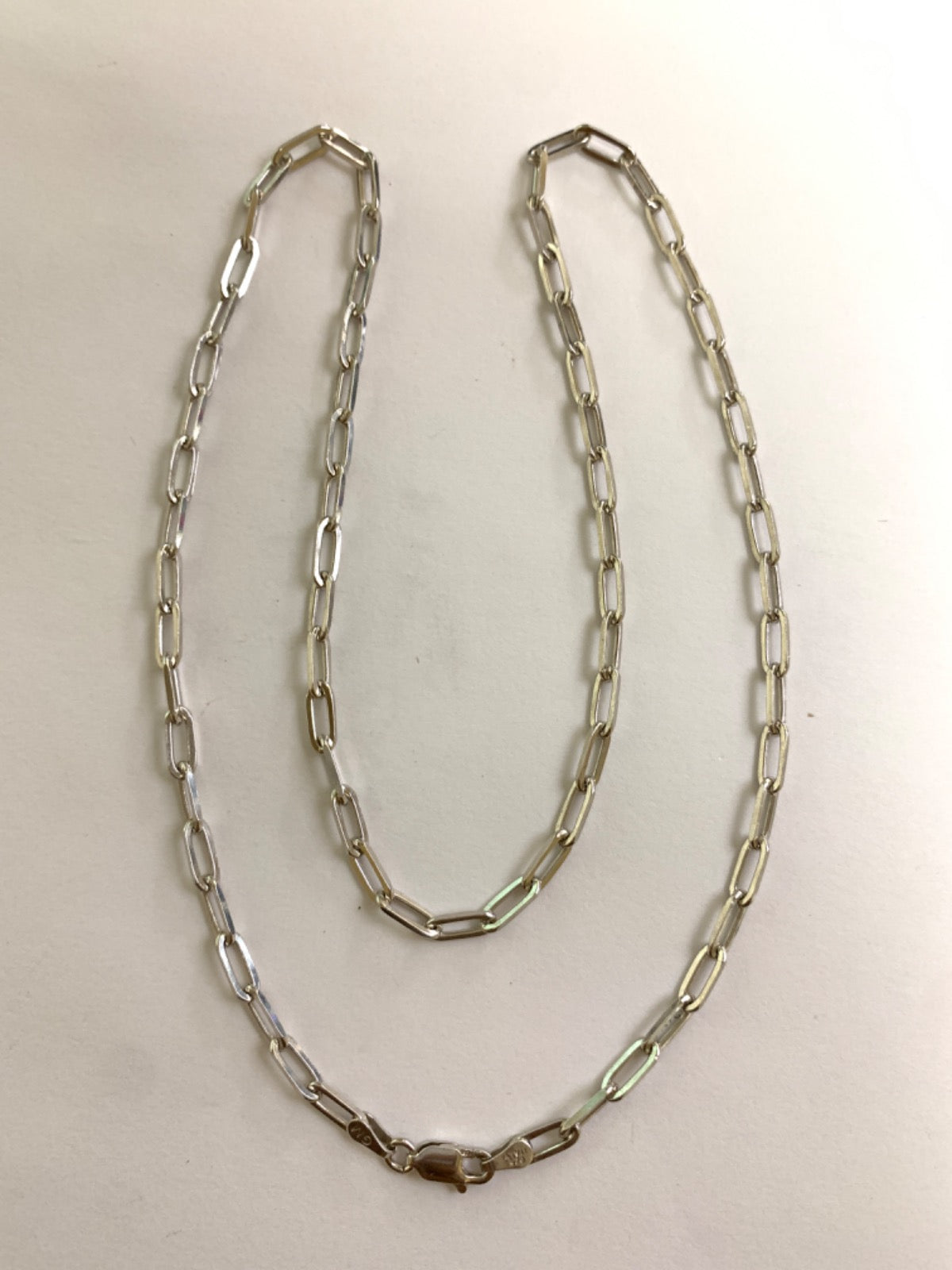 White Silver Chain