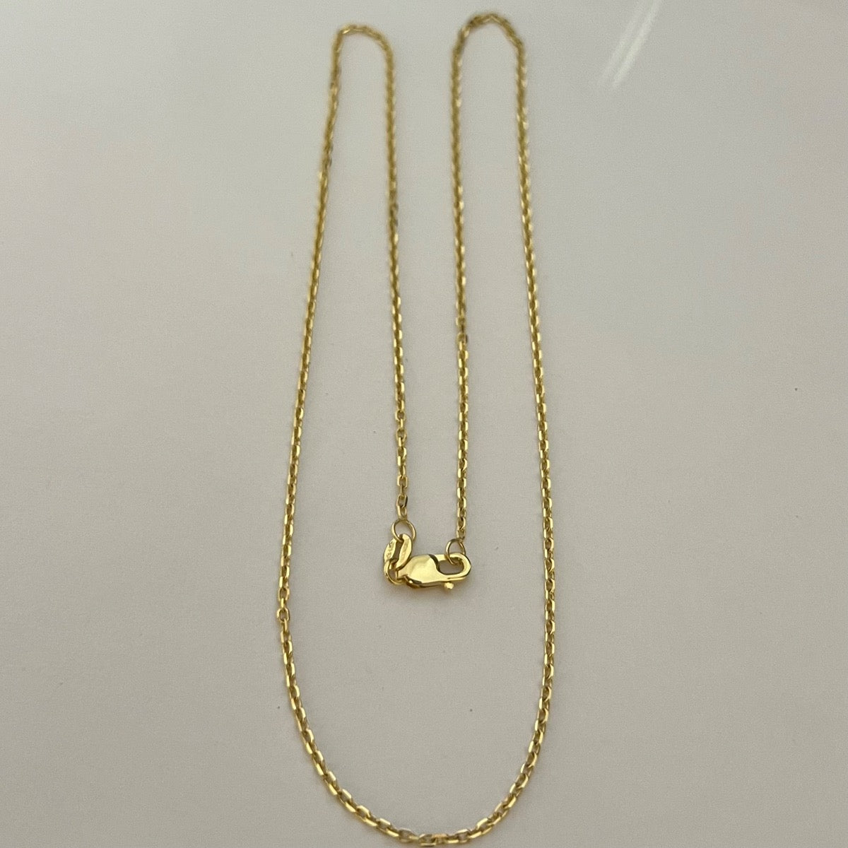 14K Yellow Gold Lite Forsantina Chain
