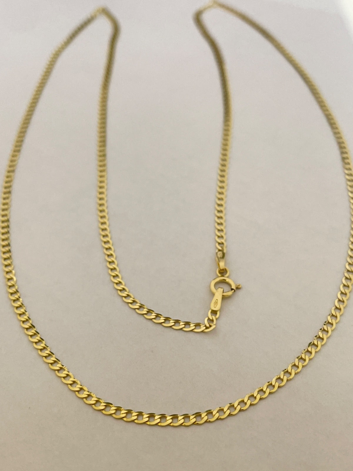 18K Yellow Gold Cuban Link Chain