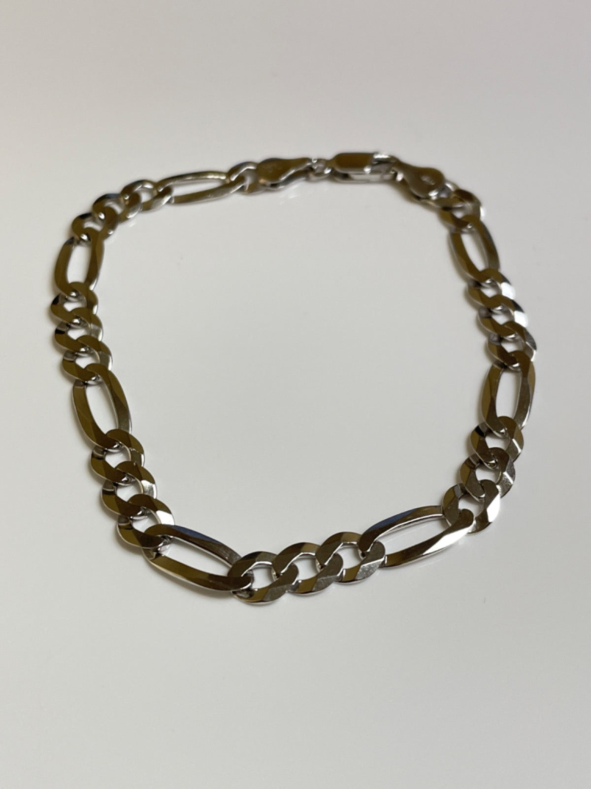 Silver Fígaro Bracelet