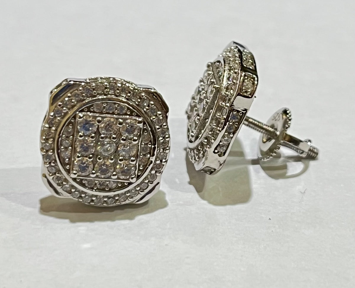 Silver Earring With Cz