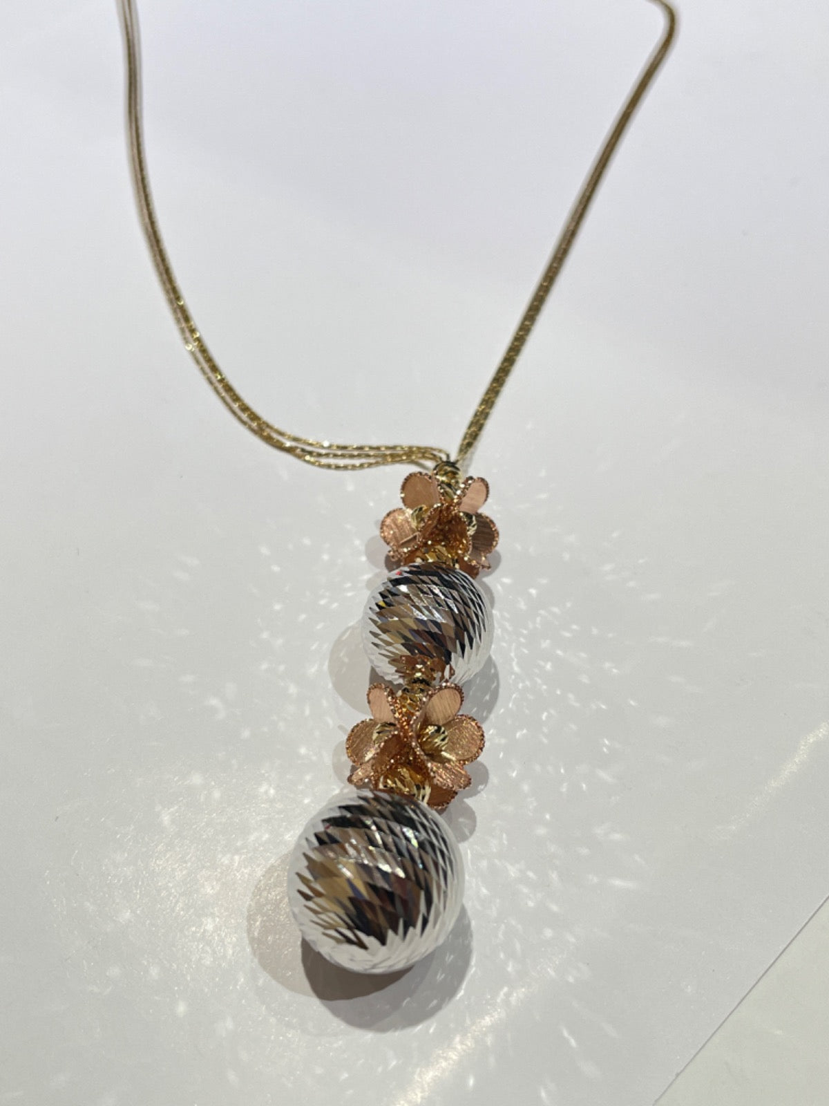 18K Two-Tone Gold Chain