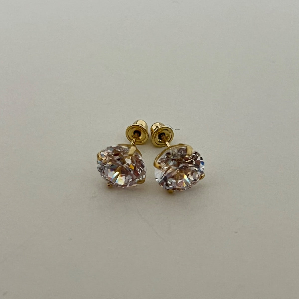 14K Yellow Gold Earring with CZ