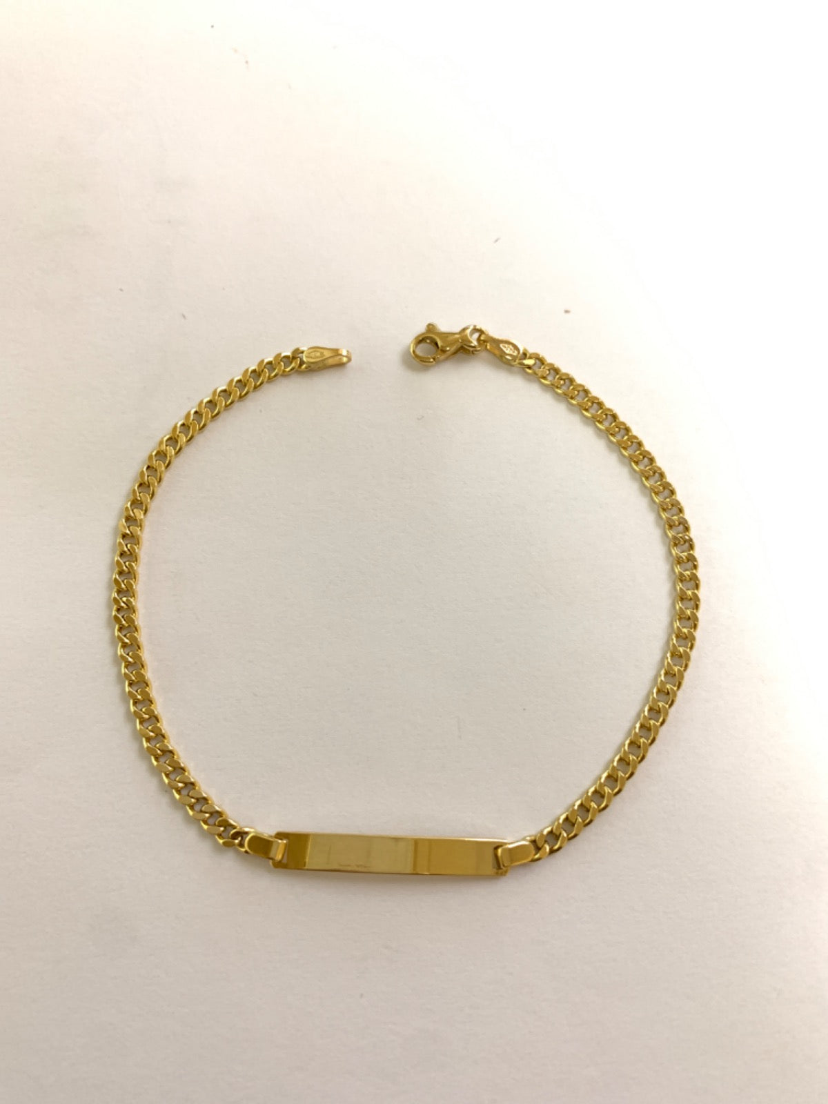 18K Yellow Gold Plate Baby Bracelet