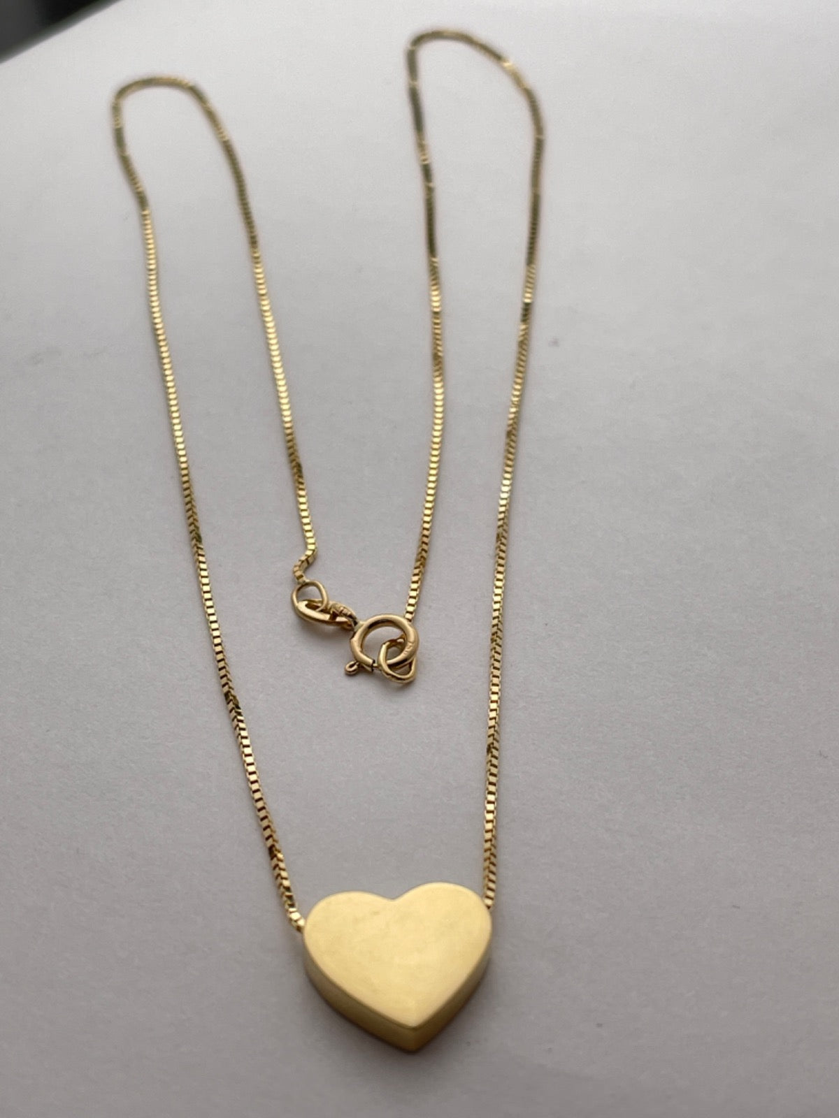 18K Yellow Gold Charm Necklace Set
