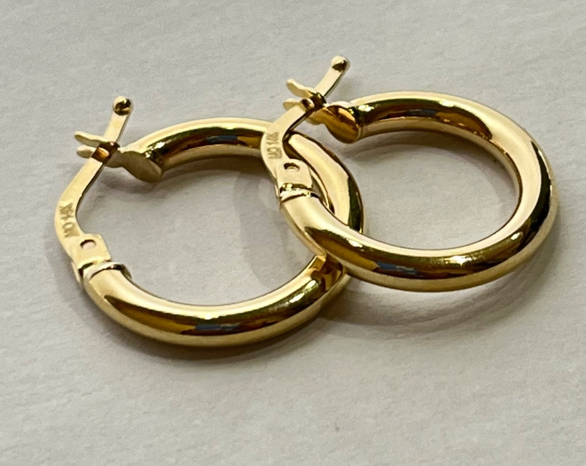 14K Yellow Gold Hope Earring