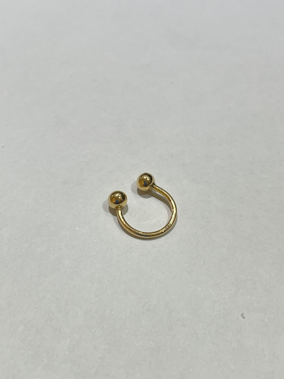 18K Yellow Gold Piercing