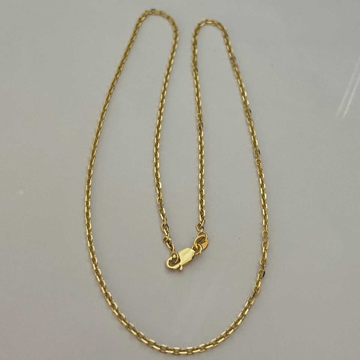 14K Yellow Gold Lite Forsantina Chain