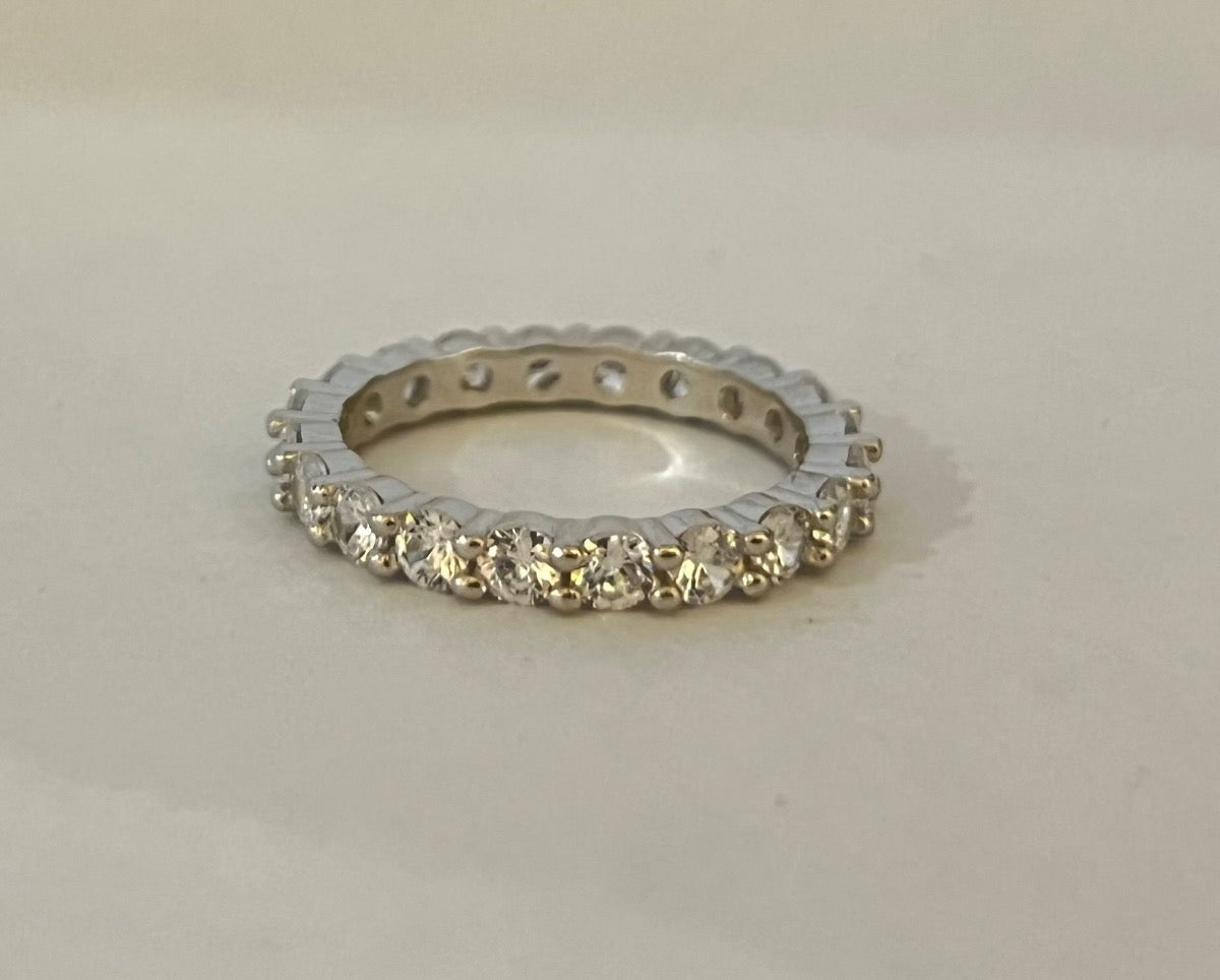 Silver Ring with CZ