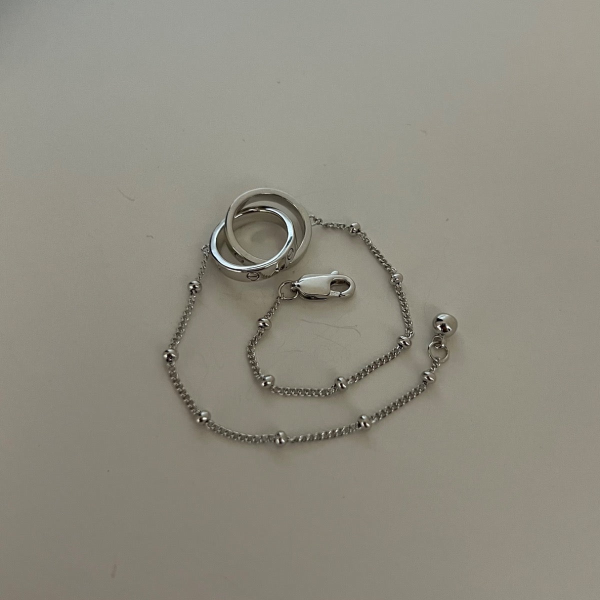 Silver Bracelet with CZ