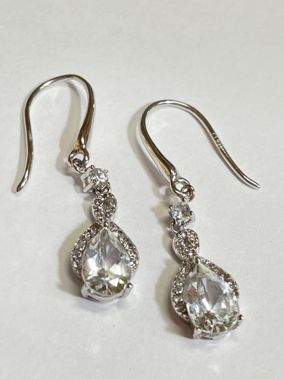 Silver Earring with Topaz