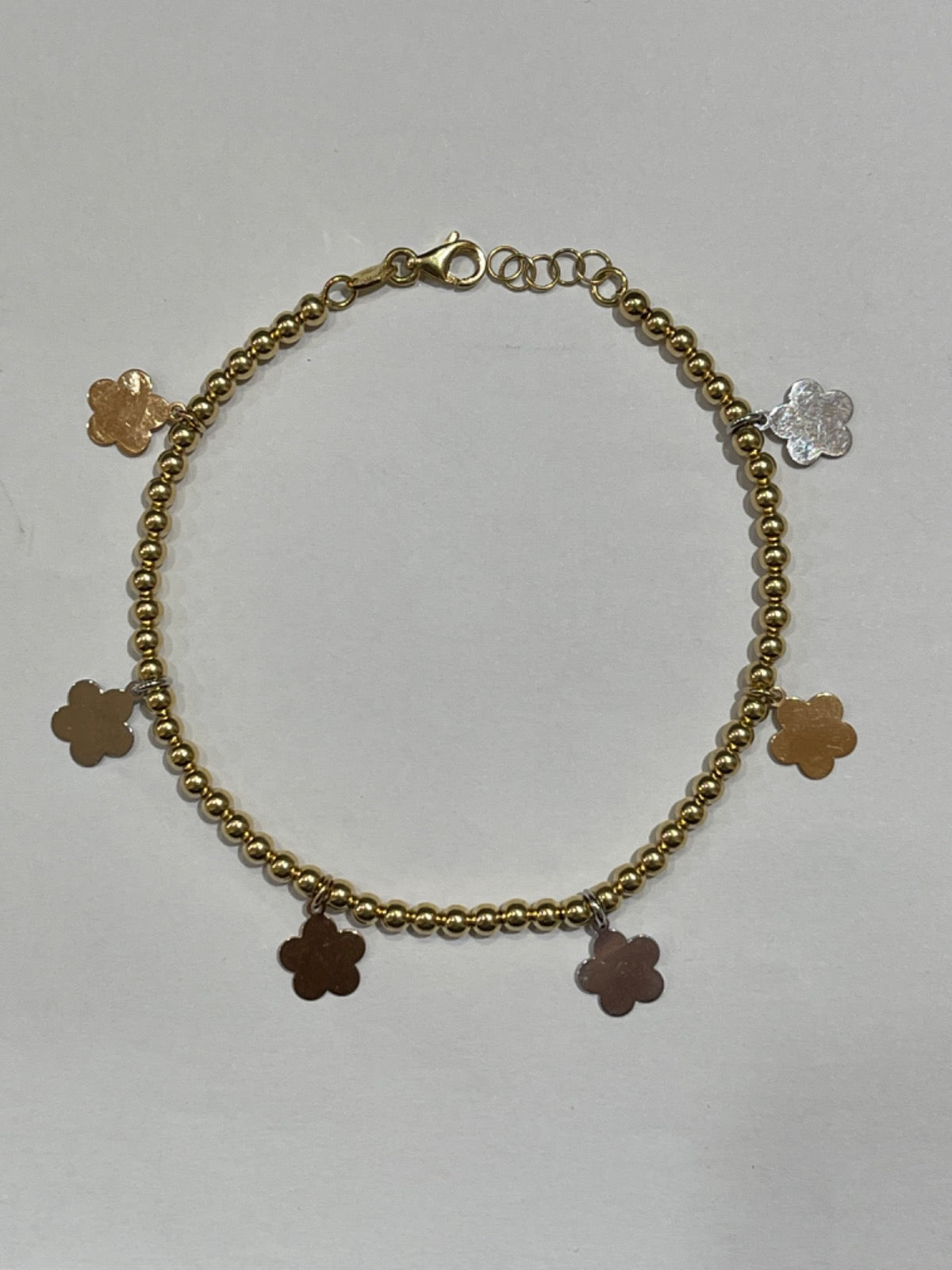 18K Tri-Tone Gold Bracelet