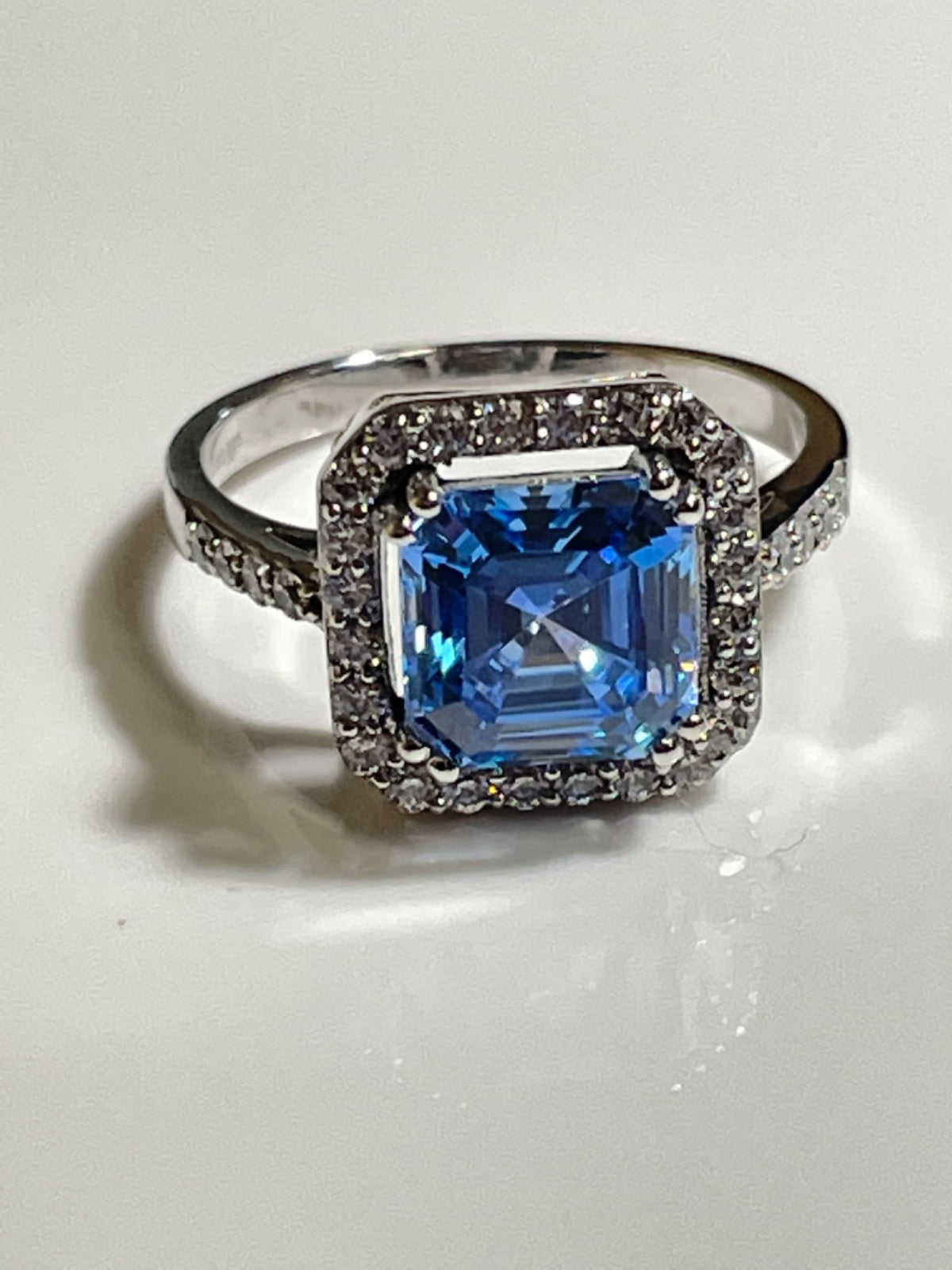 Silver Ring with CZ