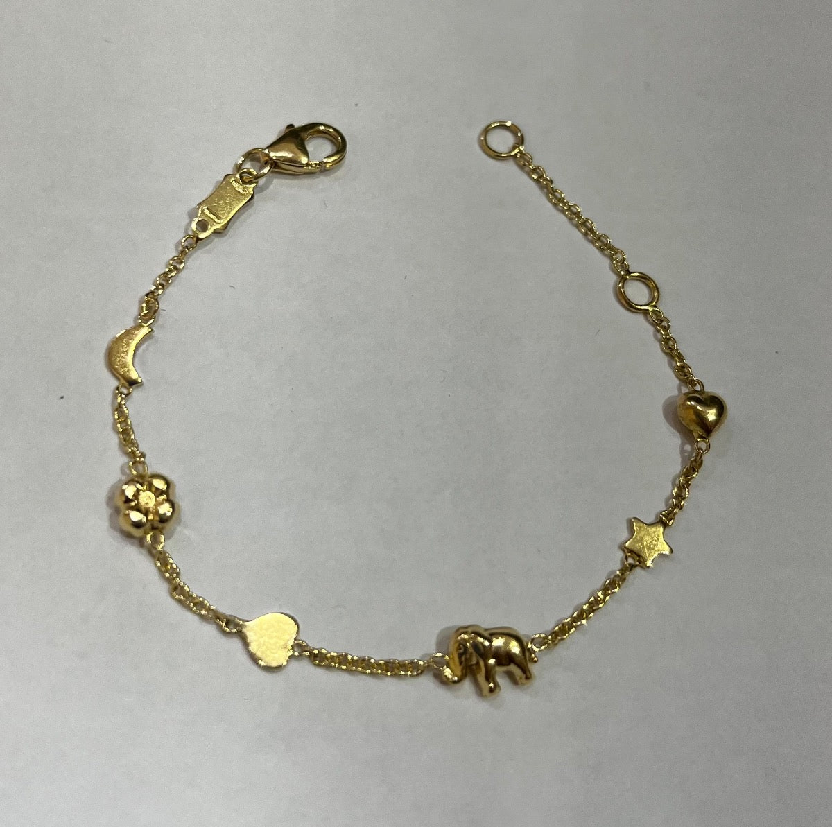 18K Yellow Gold Baby Bracelet