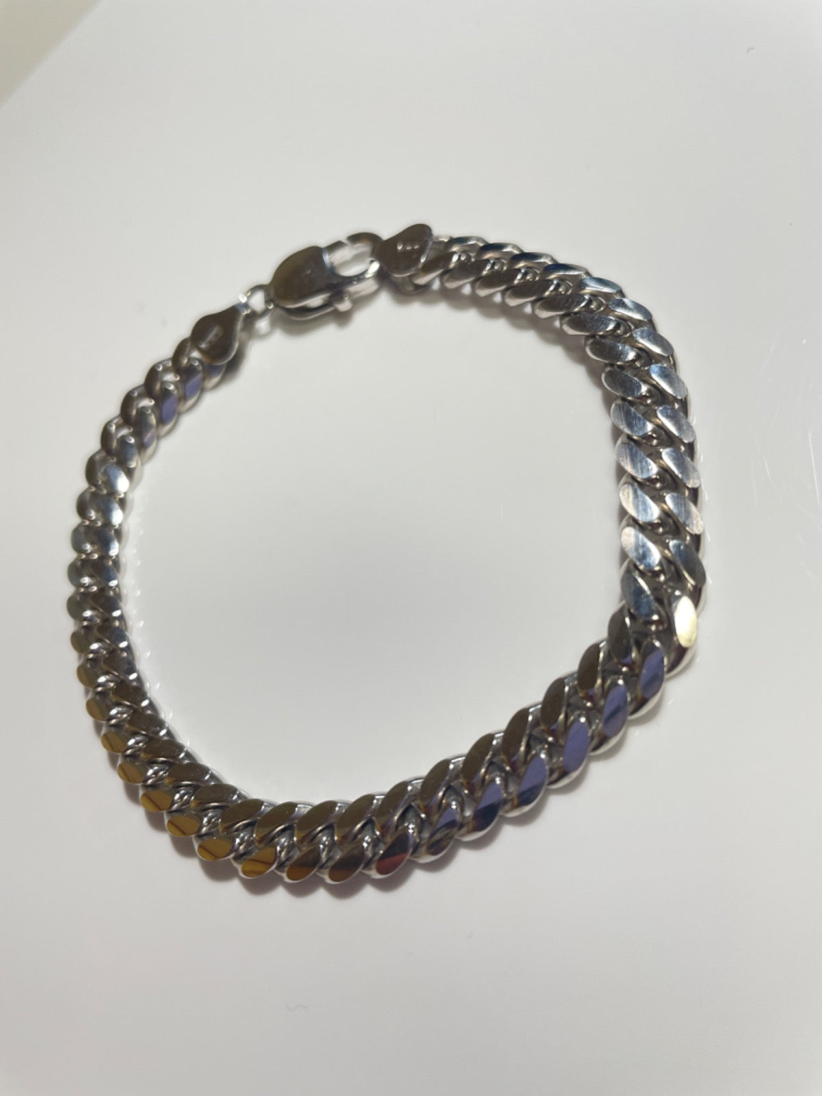 Silver Miami Cuban Men's Bracelet