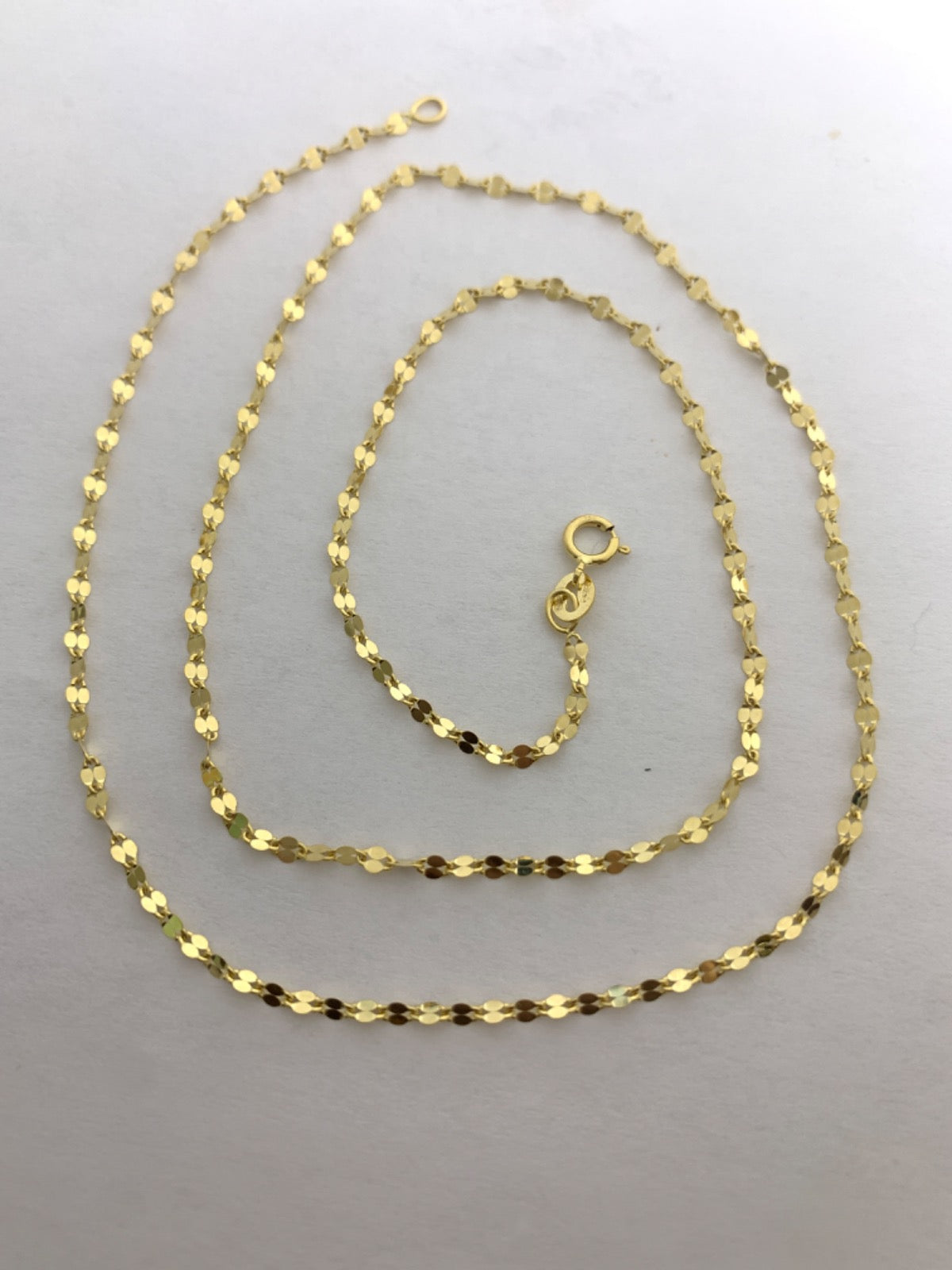 18K Yellow Gold Chain